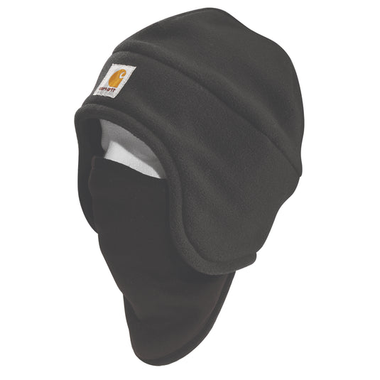 Black Carhartt beanie with black face mask 