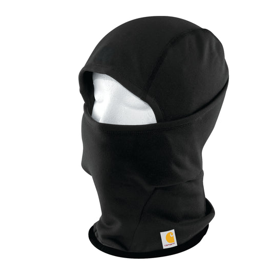 Black balaclava with Carhartt logo on neck