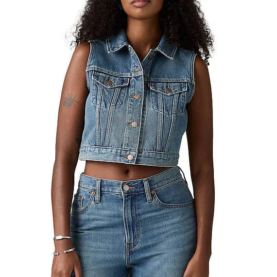 Load image into Gallery viewer, Levis XS Sleeveless Vest w/ Waistband - CLEARANCE
