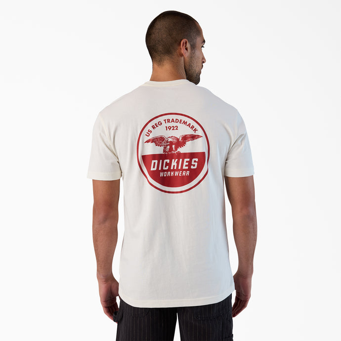 Dickies Short Sleeve Eagle Tee - Natural - Back