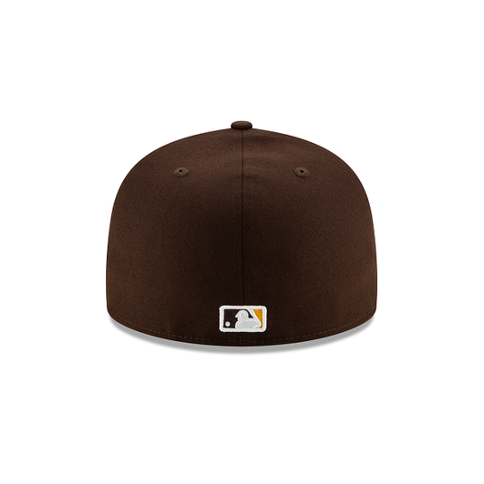 New Era San Diego Padres 59Fifty Fitted - Brown - Back