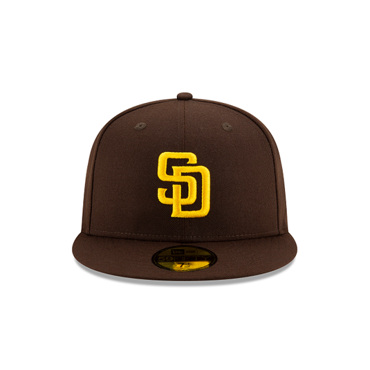 New Era San Diego Padres 59Fifty Fitted - Brown - Front