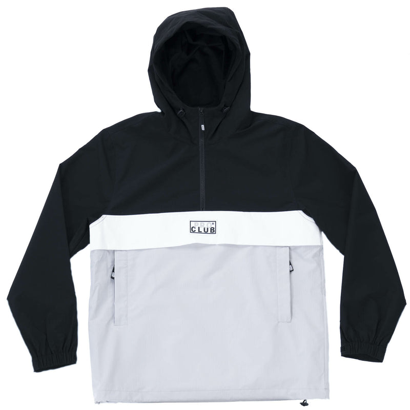 Load image into Gallery viewer, Pro Club Anorak Jacket - Black/Gray
