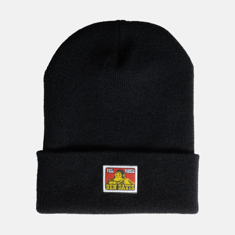 Load image into Gallery viewer, Ben Davis Cuffed Knit Beanie - Black
