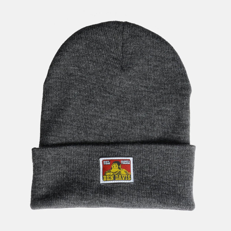 Load image into Gallery viewer, Ben Davis Cuffed Knit Beanie - Heather Charcoal
