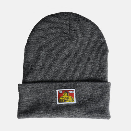 Ben Davis Cuffed Knit Beanie - Heather Charcoal