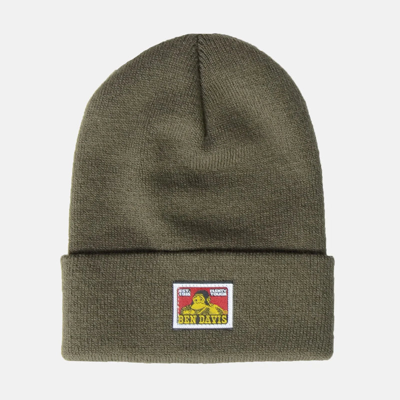 Load image into Gallery viewer, Ben Davis Cuffed Knit Beanie - Moss
