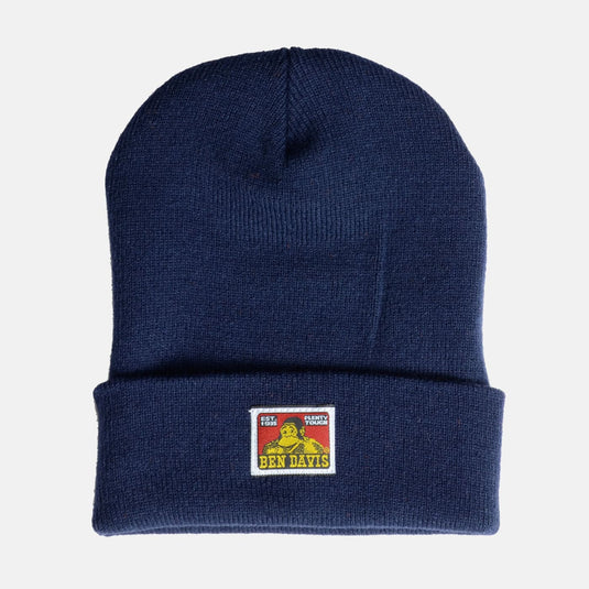 Ben Davis Cuffed Knit Beanie - Navy