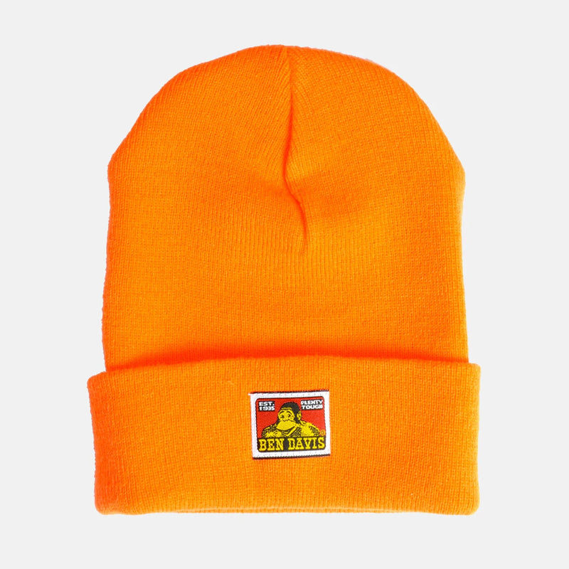 Load image into Gallery viewer, Ben Davis Cuffed Knit Beanie - Orange
