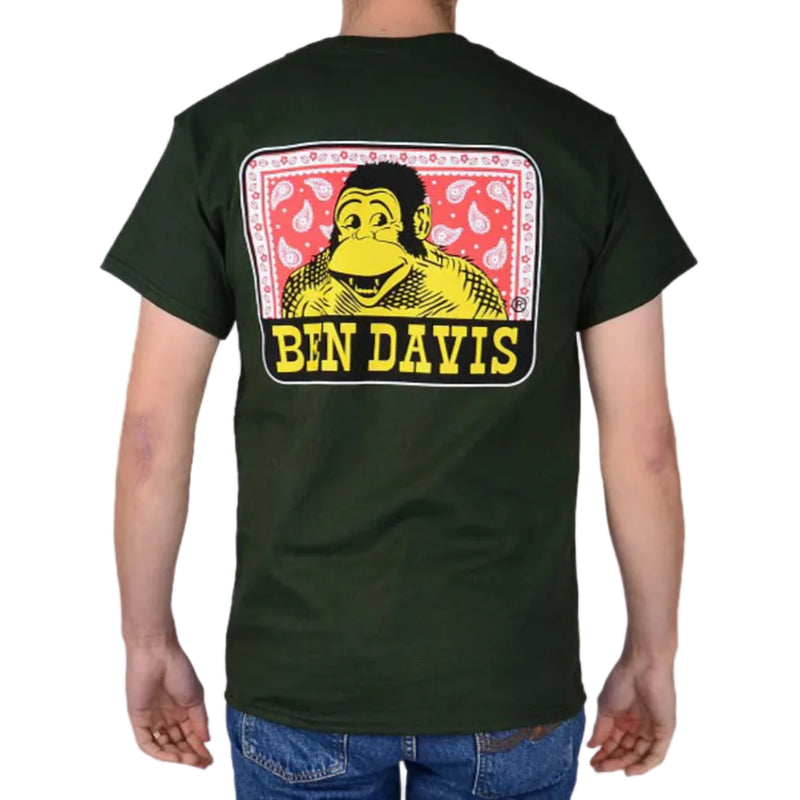 Load image into Gallery viewer, Person wearing a black t-shirt with 'BEN DAVIS' graphic design on the back.
