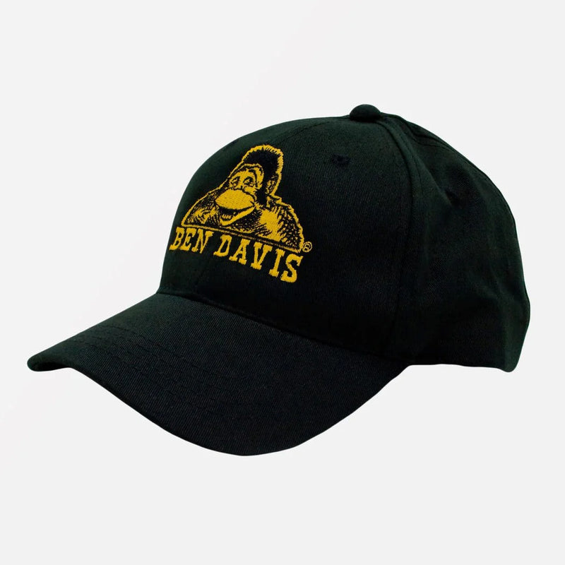Load image into Gallery viewer, Ben Davis Baseball Cap Black Gold
