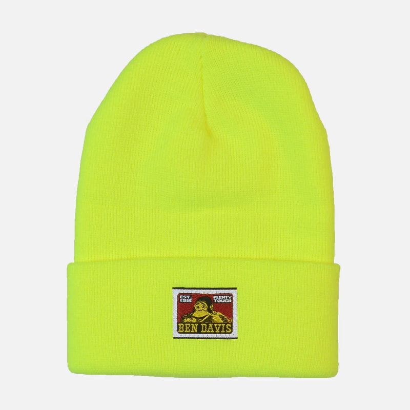 Load image into Gallery viewer, Ben Davis Beanie Safety Yellow
