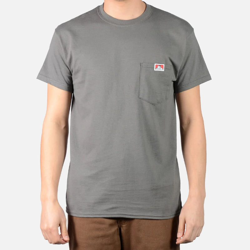 Load image into Gallery viewer, Ben Davis Classic Short Sleeve Pocket Tee Charcoal
