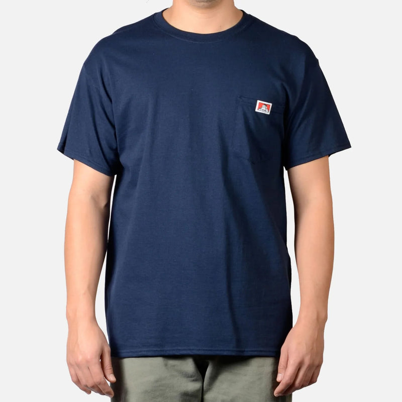 Load image into Gallery viewer, Ben Davis Classic Short Sleeve Pocket Tee Navy
