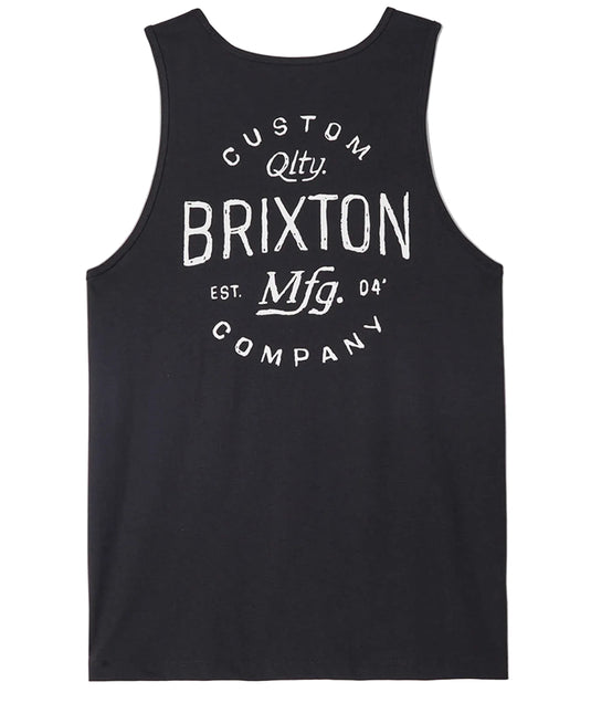 A tailored fit cotton tank top with 