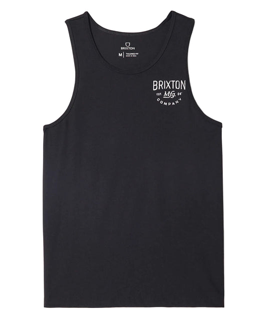 A tailored fit cotton tank top with 