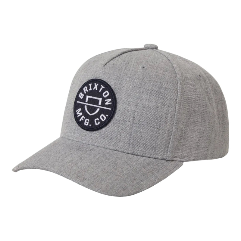 Load image into Gallery viewer, Gray baseball cap with a logo on a white background
