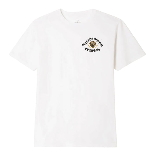 This standard-fit t-shirt is made from 100% cotton for a soft, breathable feel that’s built for daily wear. It features a Brixton Supply Company graphic with a striking tiger emblem, adding vintage-inspired attitude to the design. 