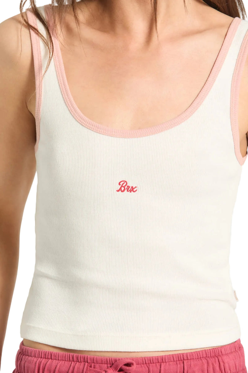 Load image into Gallery viewer, Brixton Women's Ringer Organic A-Tank - OWSVP
