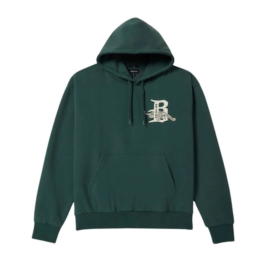 Green hoodie with a 