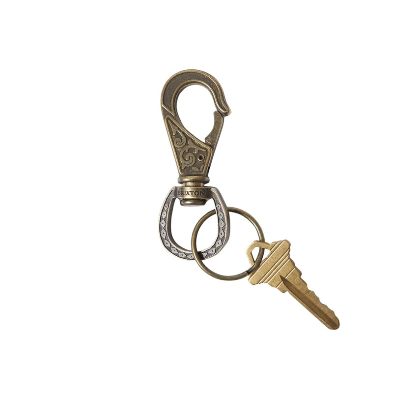 Load image into Gallery viewer, Keychain with a embossed pattern
