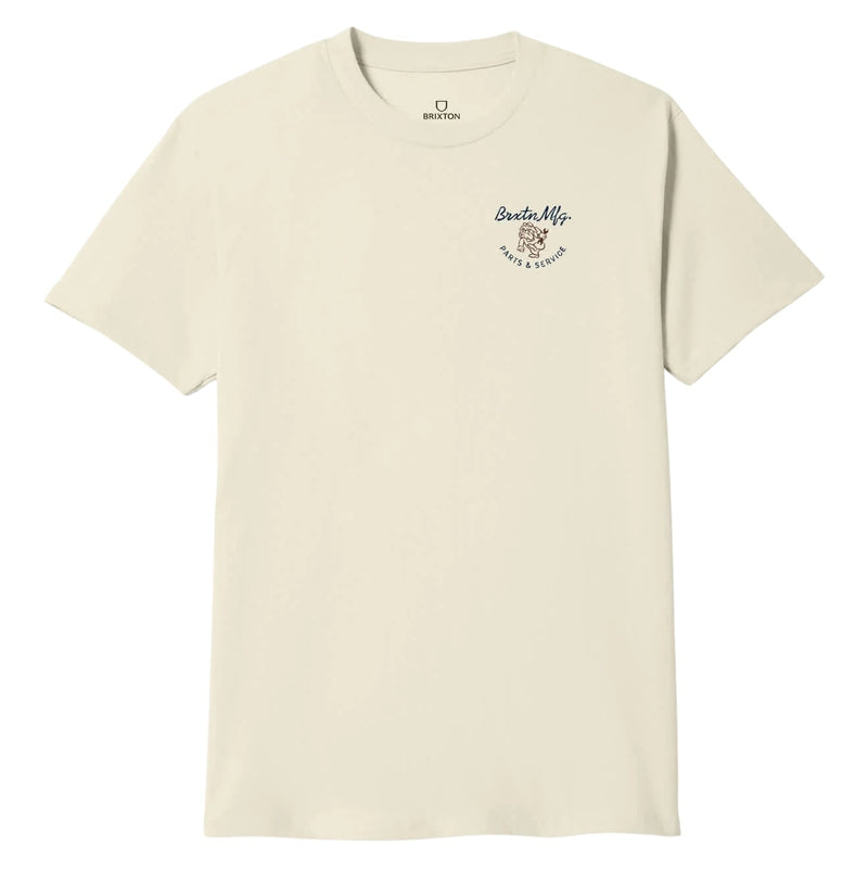 Load image into Gallery viewer, Brixton Tolman S/S  Tee - Cream - CLEARANCE
