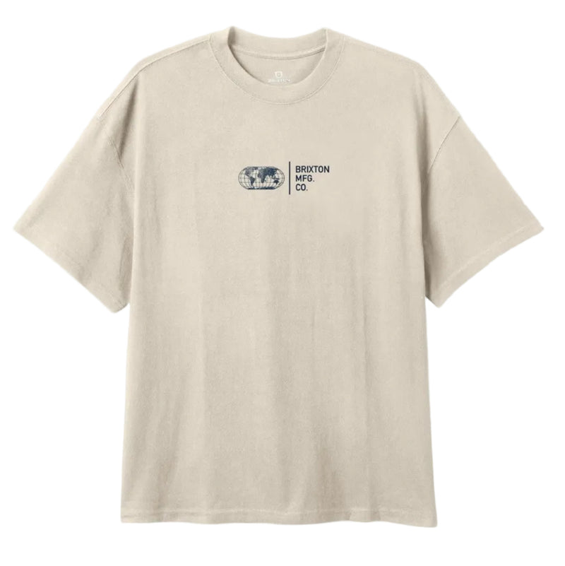 Load image into Gallery viewer, Beige t-shirt with a logo on a white background
