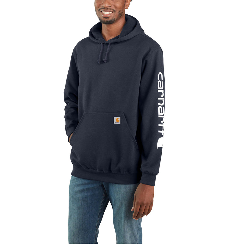 Load image into Gallery viewer, Carhartt K288 Loose Fit Midweight Logo Sleeve Graphic Hoodie
