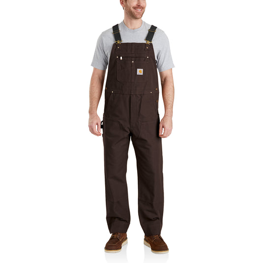 Carhartt Relaxed Fit Duck Bib Overall Dark Brown