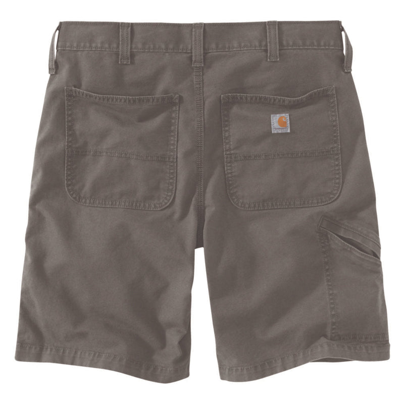 Load image into Gallery viewer, Gray shorts with a Carhartt brand logo on a white background
