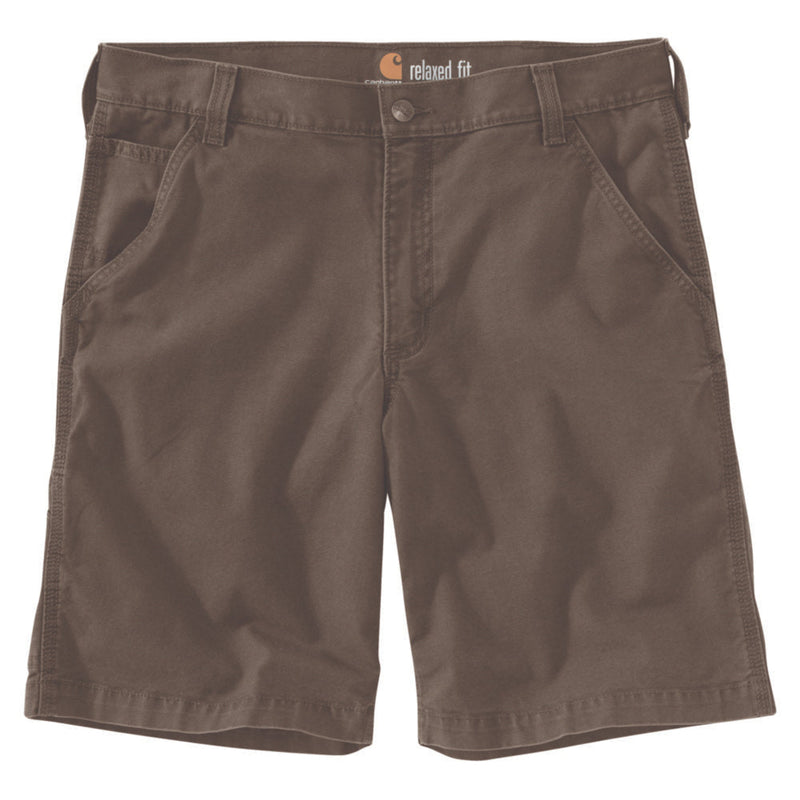 Load image into Gallery viewer, Dark brown (Tarmac) shorts on a white background
