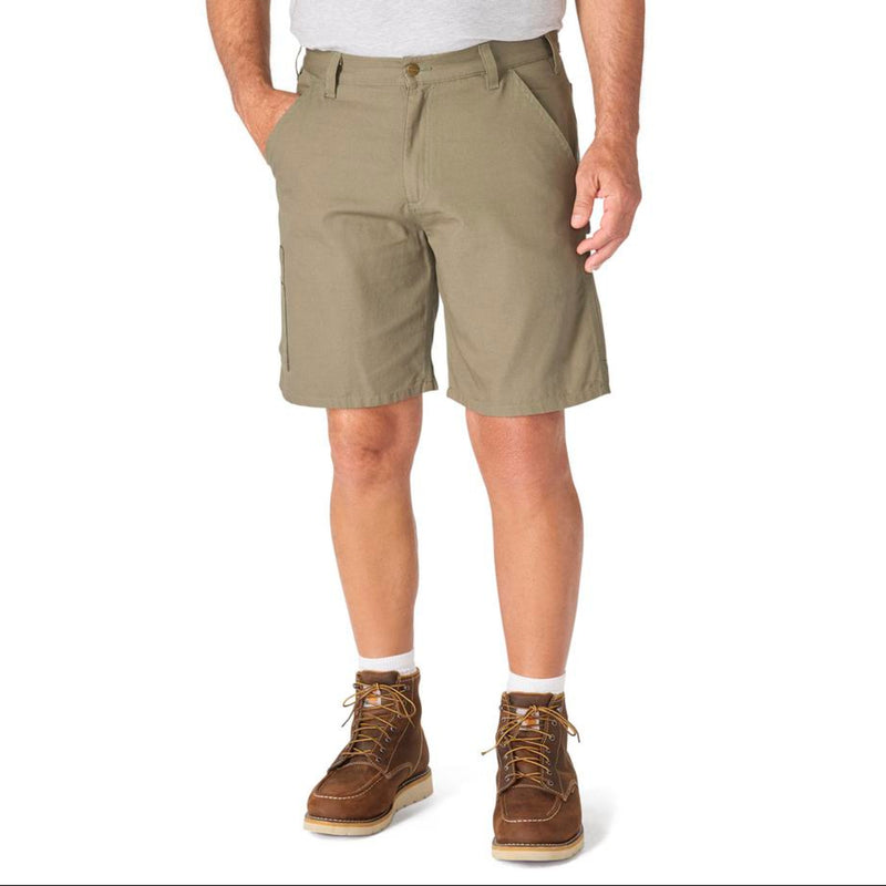 Load image into Gallery viewer, Male wearing Dusty Olive colored shorts on a white background
