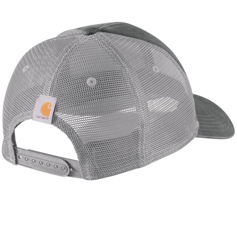 Load image into Gallery viewer, Gray mesh cap with Carhartt logo on a white background
