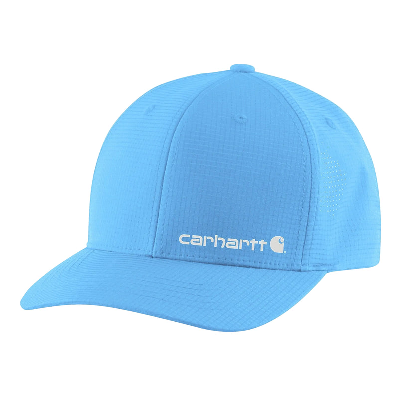 Load image into Gallery viewer, Carhartt AH5933 Force Logo Graphic Cap  - Azure Blue - Light Blue Front
