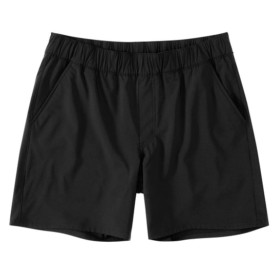 Black shorts on a white background