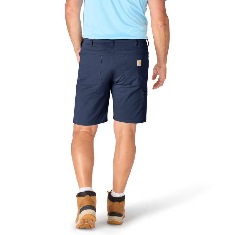 Load image into Gallery viewer, Person wearing navy shorts on a white background
