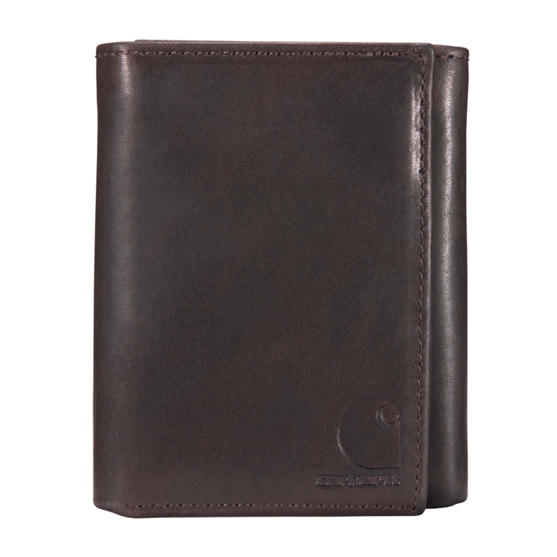Load image into Gallery viewer, Brown leather wallet on a white background

