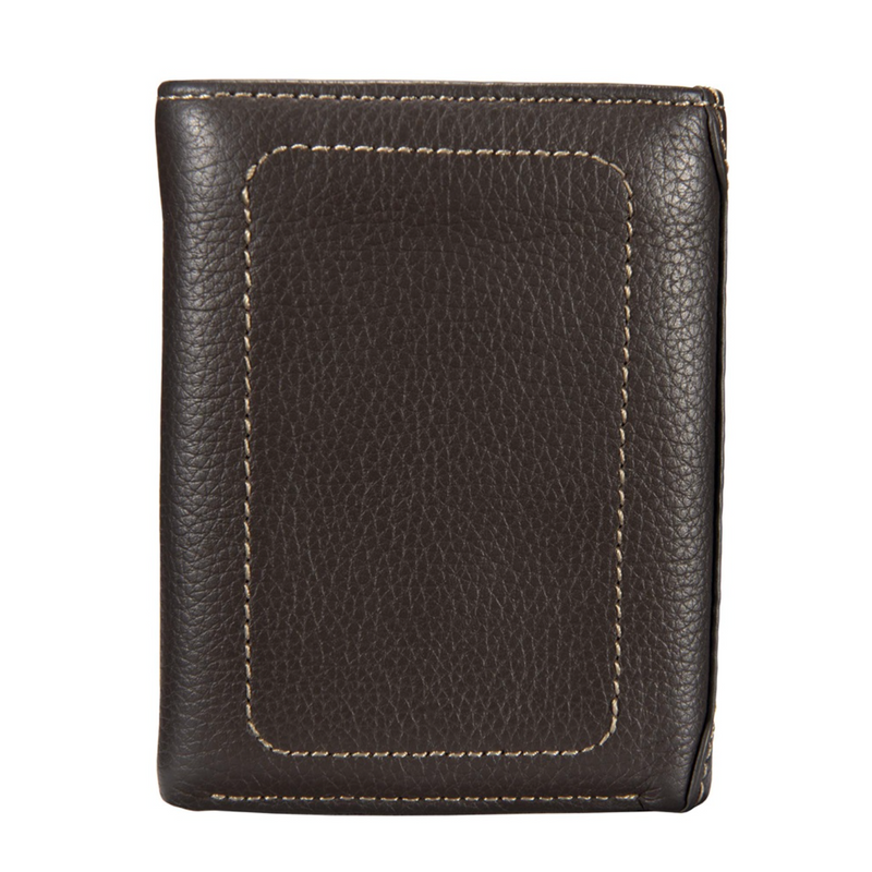 Load image into Gallery viewer, Brown leather wallet on a white background
