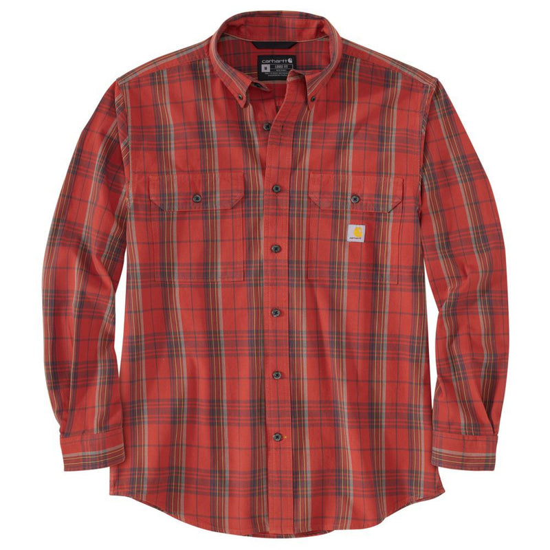 Load image into Gallery viewer, Red plaid shirt on a white background
