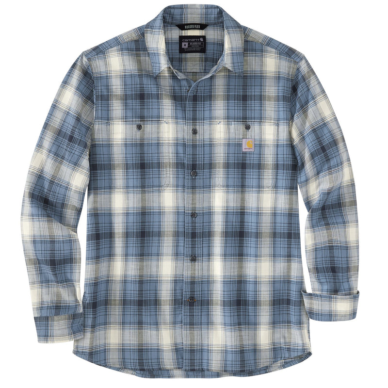 Load image into Gallery viewer, Plaid shirt with visible brand logo on a white background
