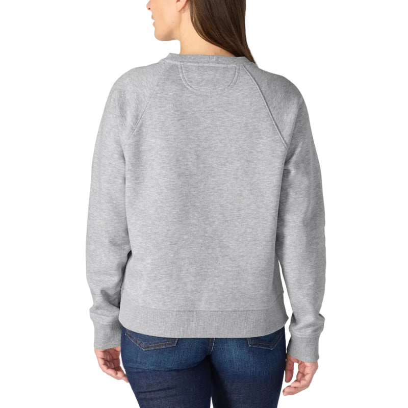 Load image into Gallery viewer, Person wearing a gray sweatshirt on a white background
