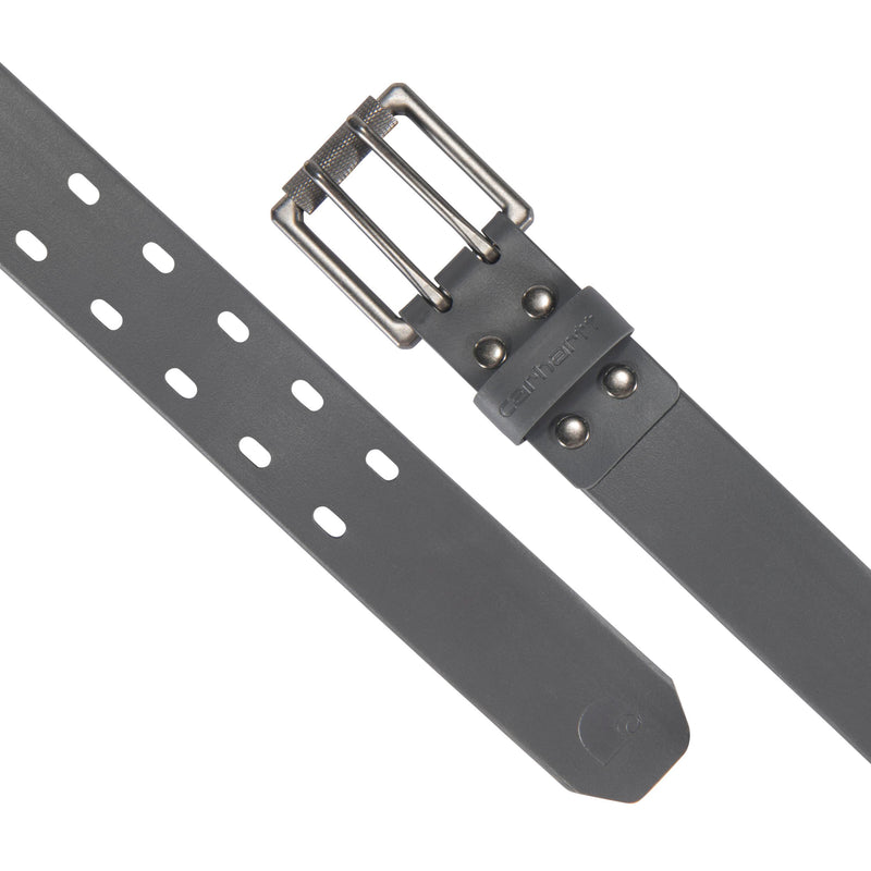 Load image into Gallery viewer, Gray belt with a silver buckle on a white background
