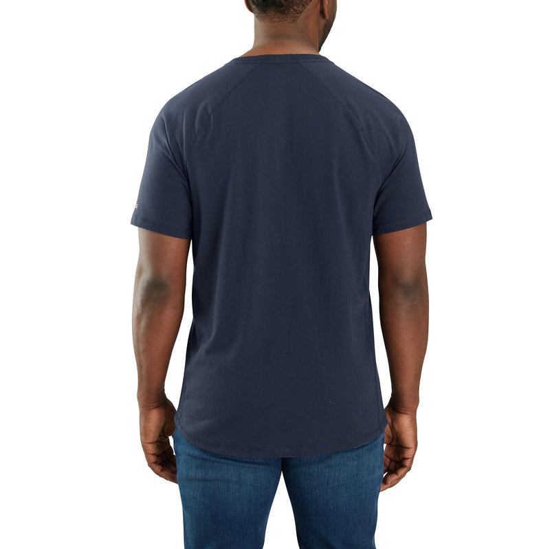 Load image into Gallery viewer, Carhartt Force Relaxed Fit Midweight Short Sleeve Pocket Tee Navy

