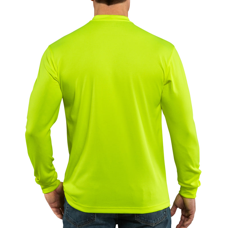 Load image into Gallery viewer, Carhartt Force® Relaxed Fit Lightweight Long Sleeve Pocket Tee (High-Vis) Brite Lime
