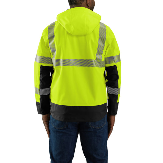 Carhartt Storm Defender® Loose Fit Class 3 Midweight Jacket(High-Vis) Brite Lime