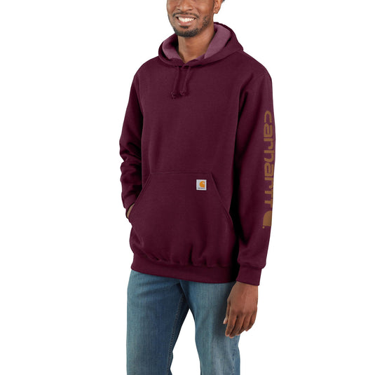 Carhartt K288 Loose Fit Sleeve Logo Hoodie - PRT
