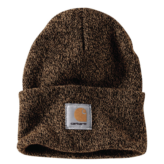 Carhartt Knit Cuffed Beanie Dark Brown/Sandstone