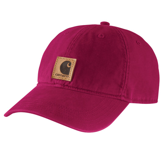 Carhartt AH0289 Odessa Canvas Cap Beet Red