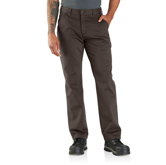 Carhartt Relaxed Fit Washed Twill Utility Work Pants Dark Coffee