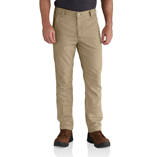Carhartt Rugged Flex® Rigby Relaxed Fit Canvas Tapered Work Pants Dark Khaki